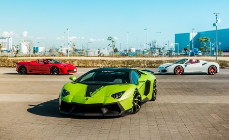 Custom Lamborghini Aventador x Ferrari 488 x Ferrari 430
