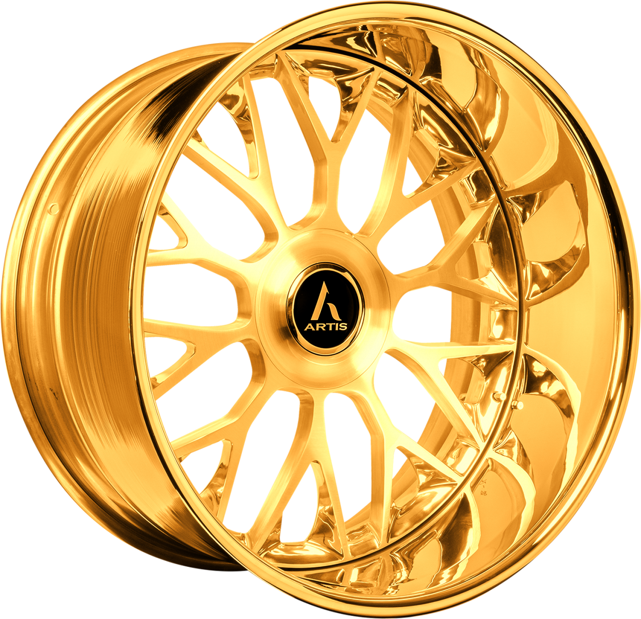 Artis Forged Destin-XL wheel with Gold finish