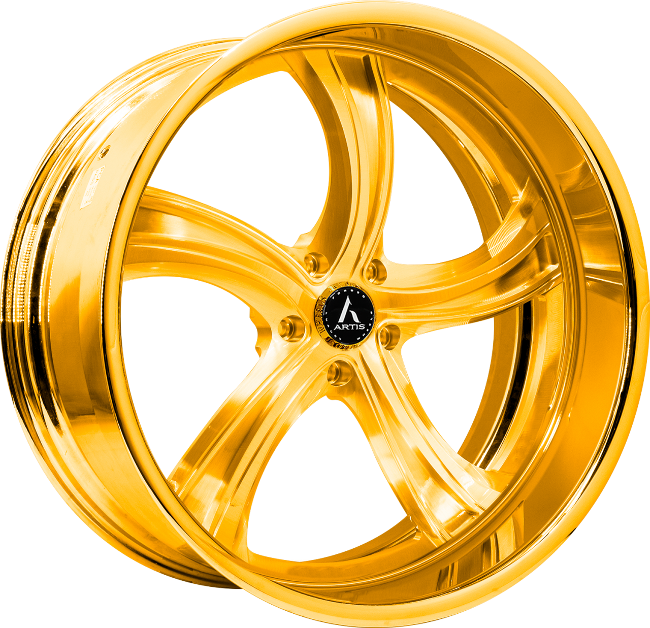 Artis Forged Kokomo-M wheel with Gold finish