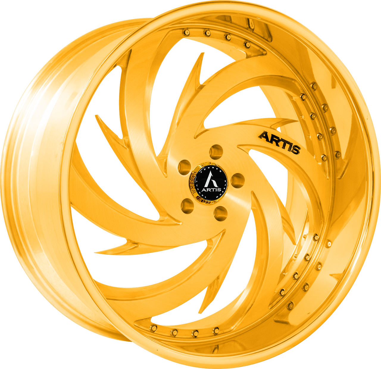 Artis Forged Spada-M wheel with Gold finish