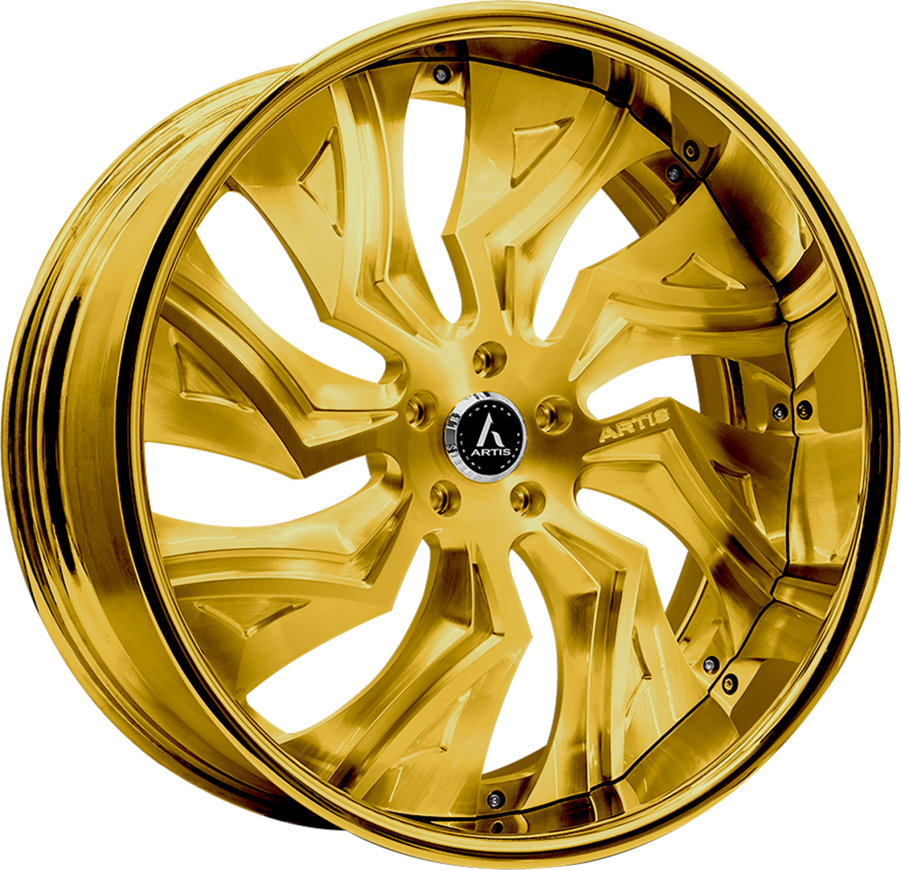 Artis Forged Buckeye wheel with Custom Gold finish