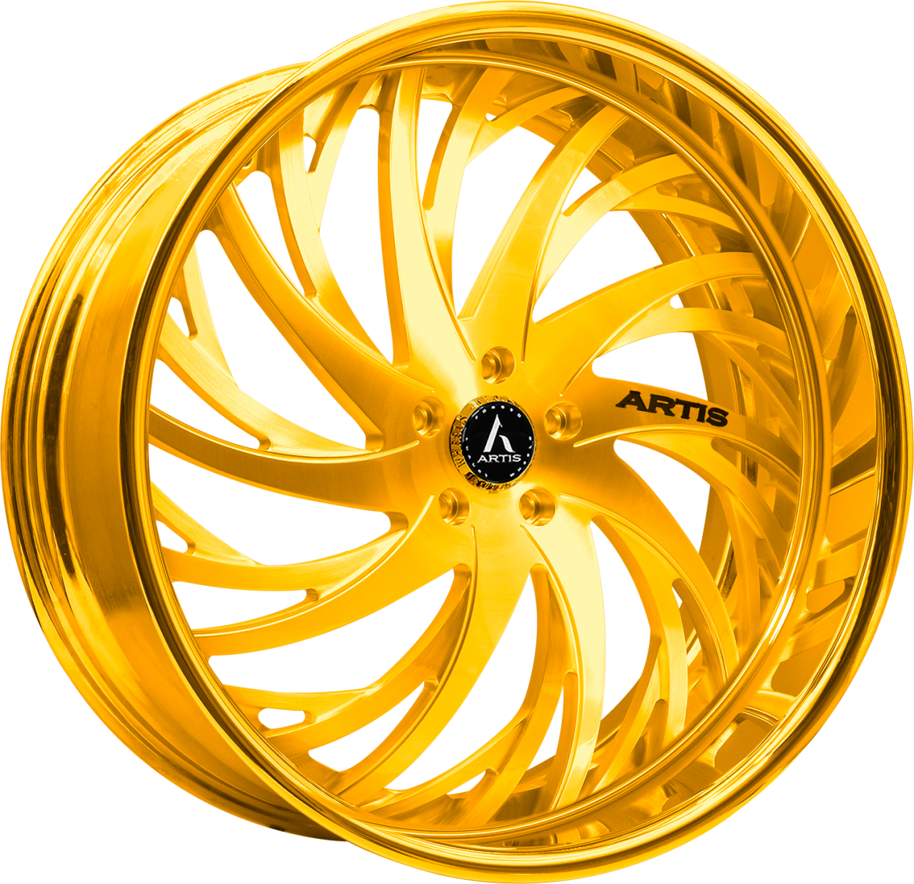 Artis Forged Decatur-M wheel with Gold finish