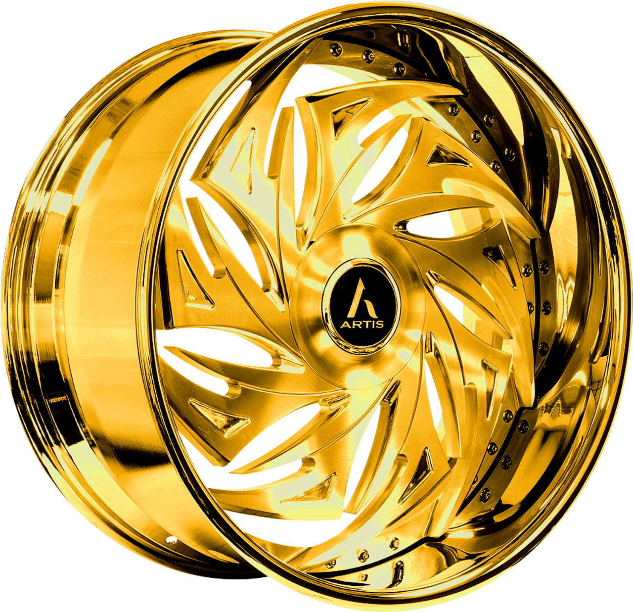 Artis Forged Macon-XL wheel with Gold finish