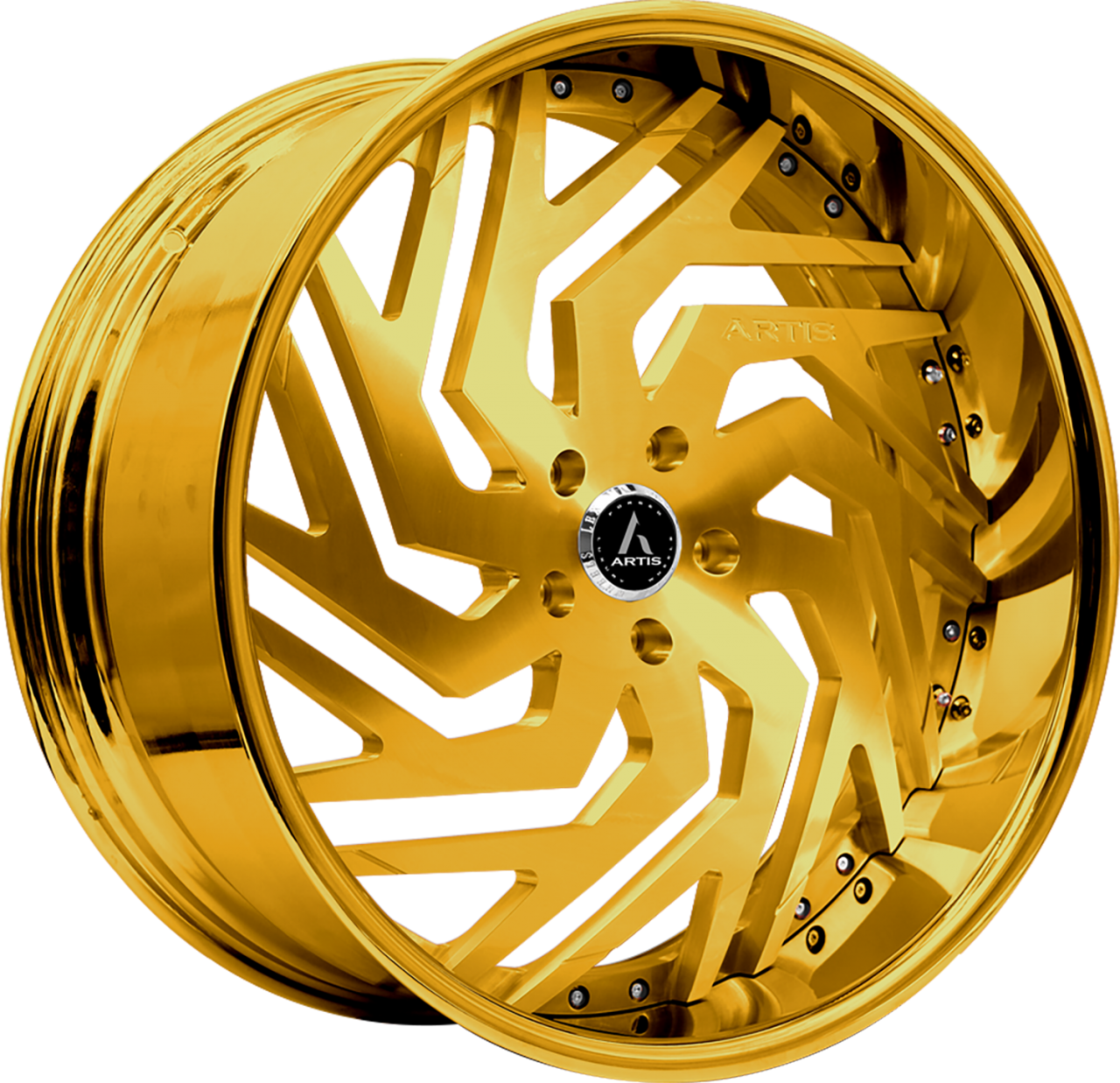 Artis Forged Cicero wheel with Custom Gold finish