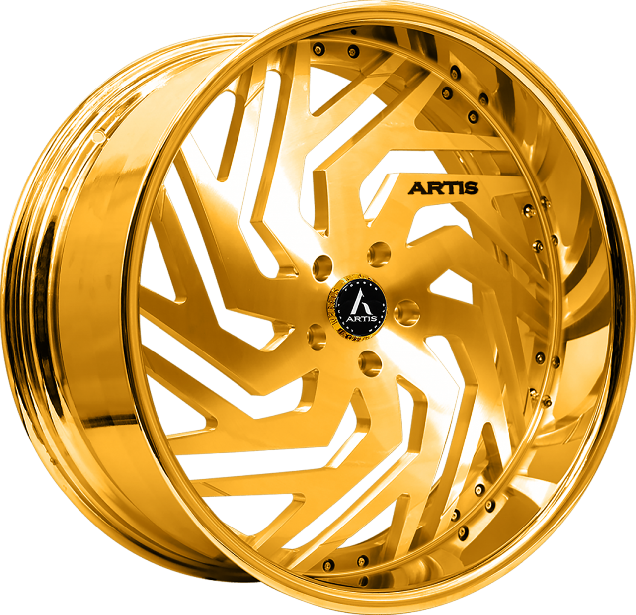 Artis Forged Cicero-M wheel with Gold finish