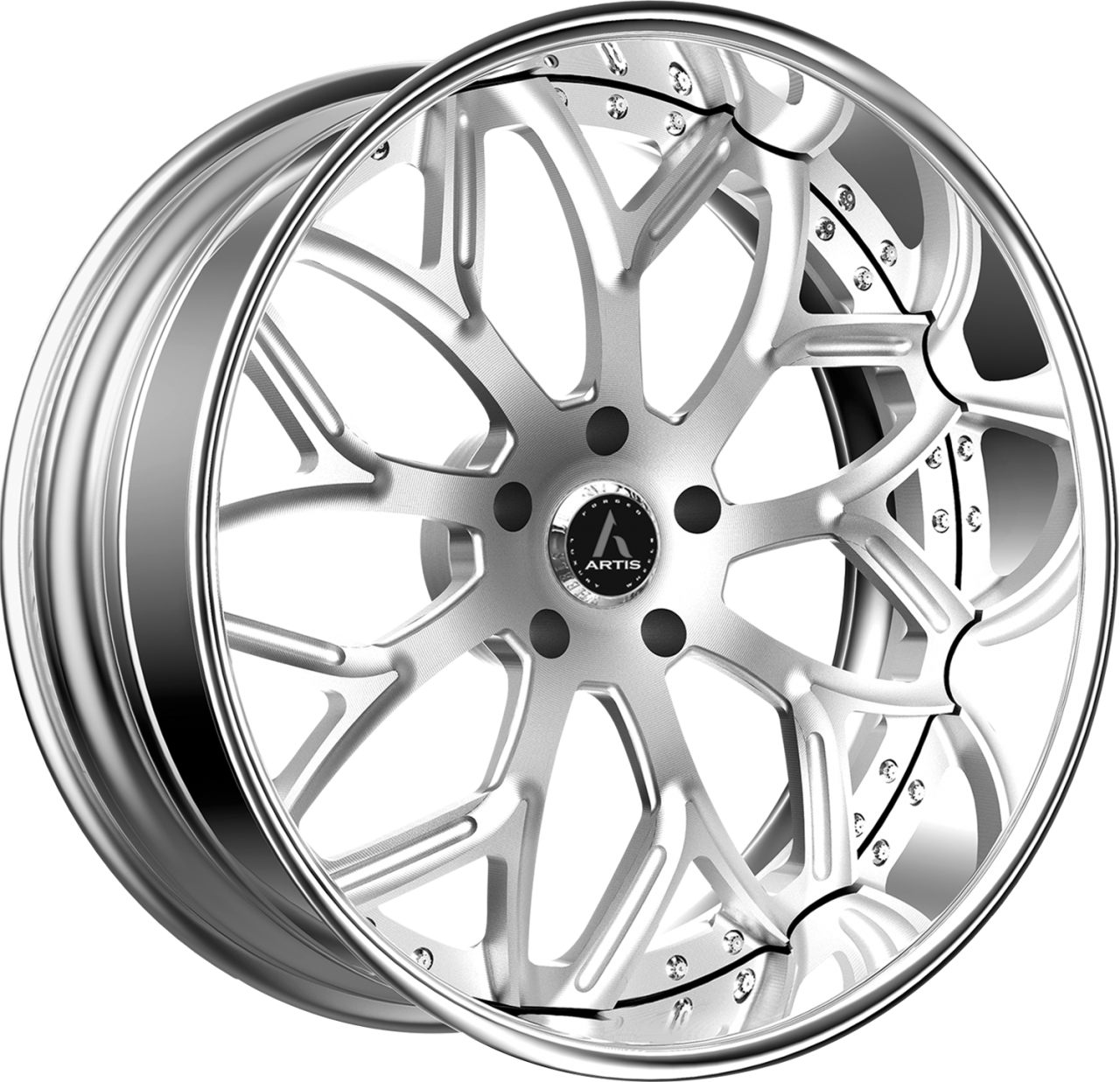 Artis Forged Bulgari wheel with Brushed finish
