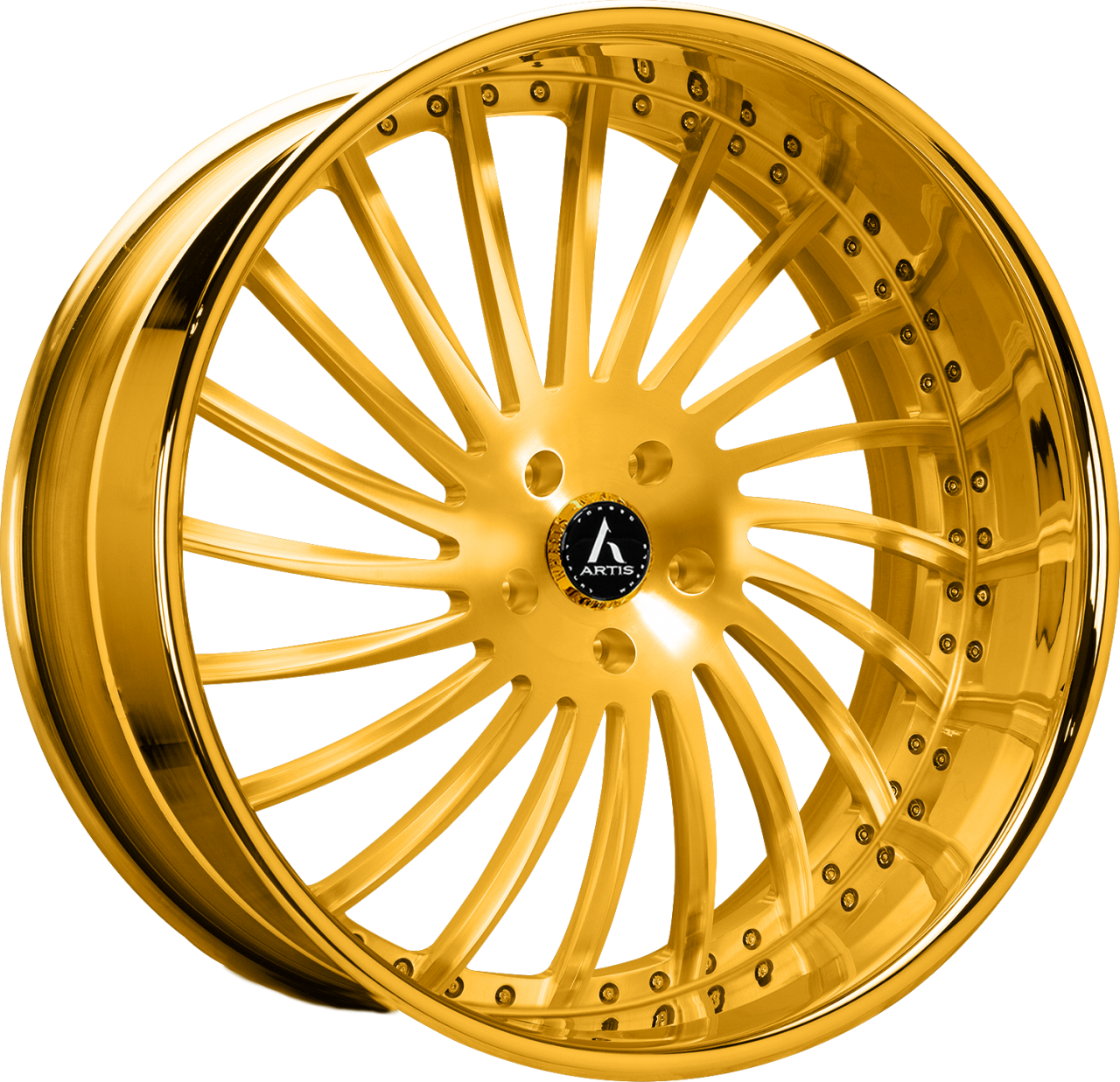 Artis Forged International-M wheel with Gold finish