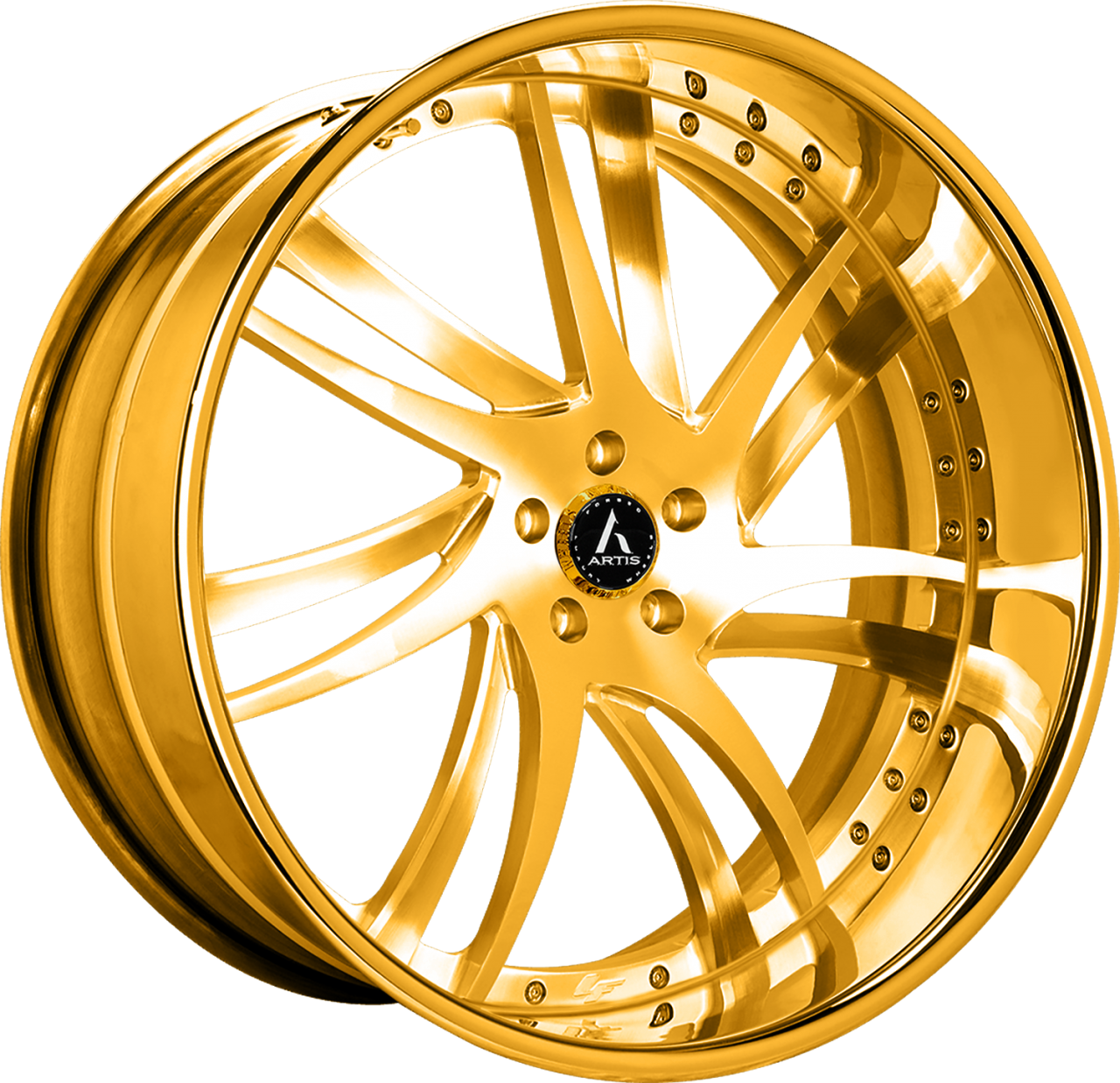 Artis Forged Profile-M wheel with Gold finish