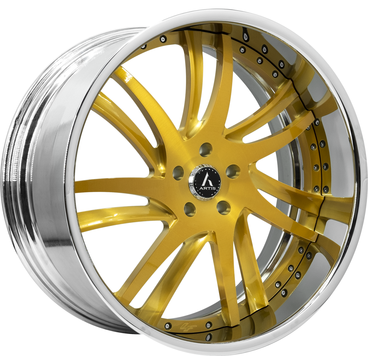 Artis Forged Profile wheel with Custom Gold finish