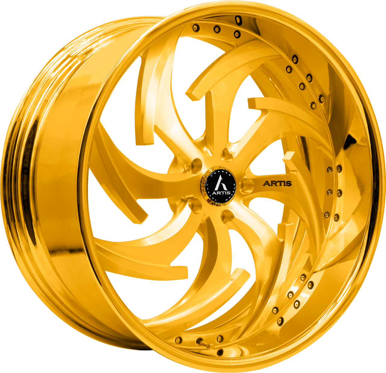 Artis Forged Dagger-M wheel with Gold finish