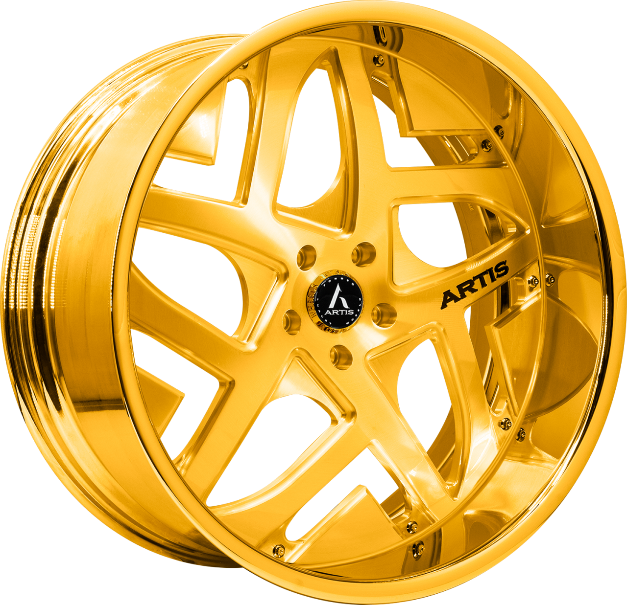 Artis Forged Pueblo-M wheel with Gold finish