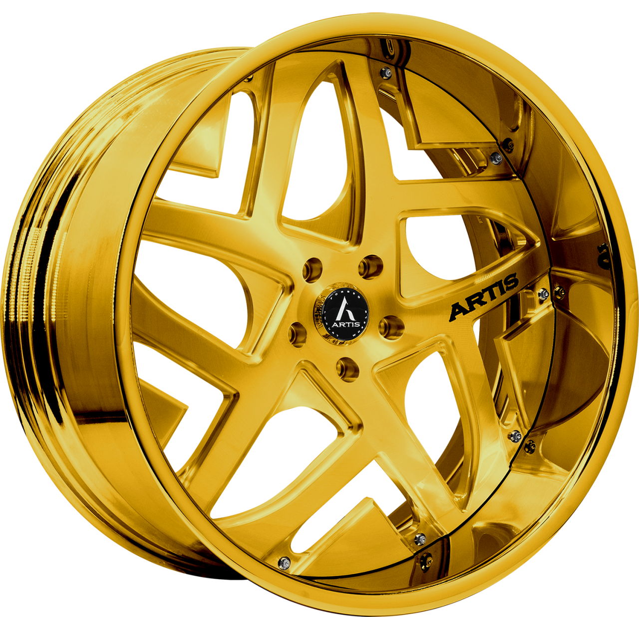 Artis Forged Pueblo wheel with Custom Gold finish
