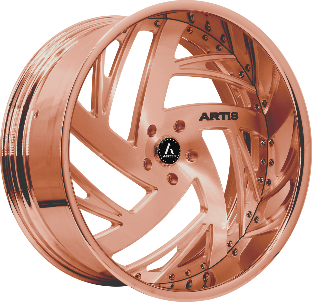 Artis Forged Southside wheel with Custom Rose Gold finish