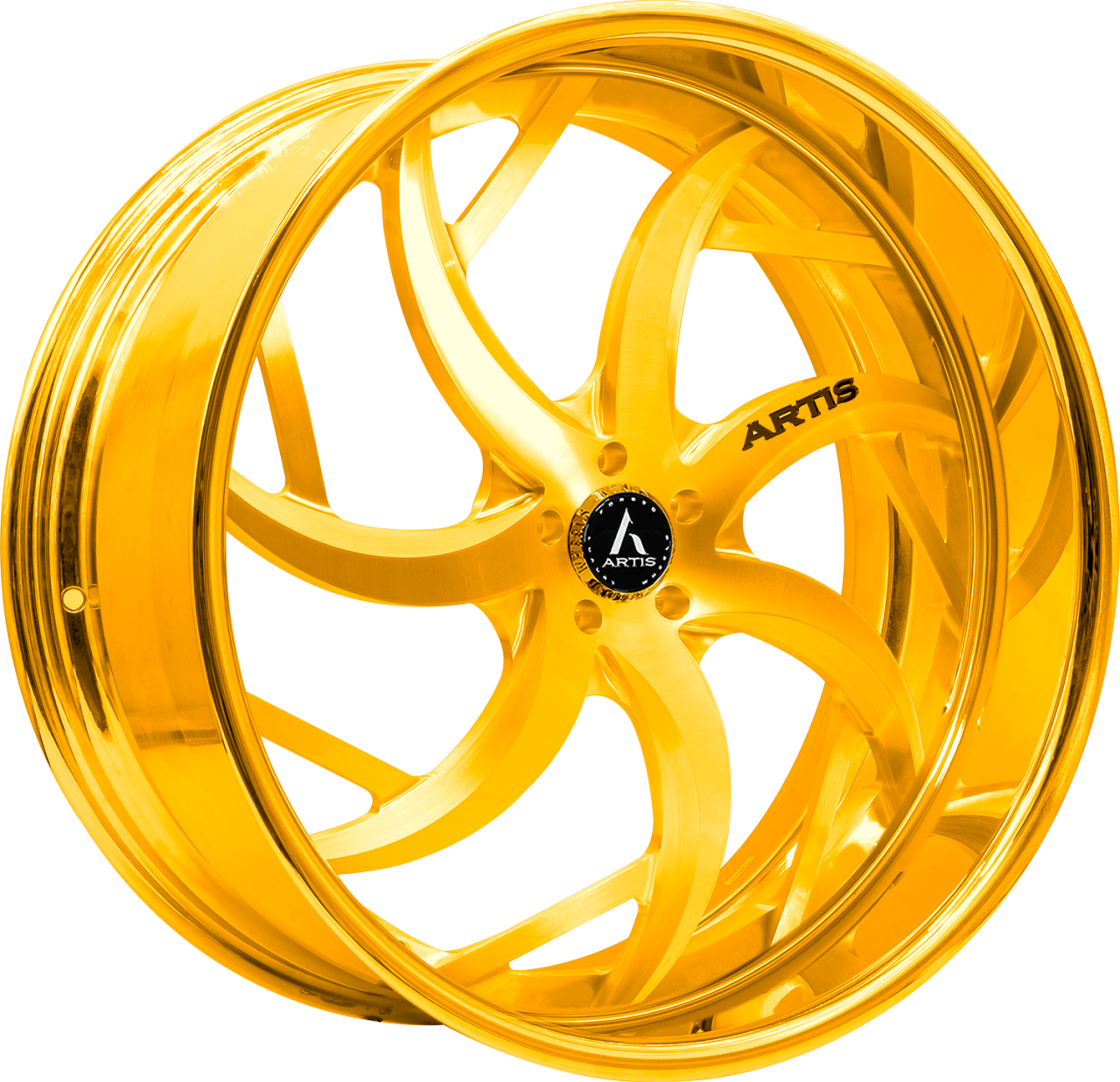 Artis Forged Sin City-M wheel with Gold finish