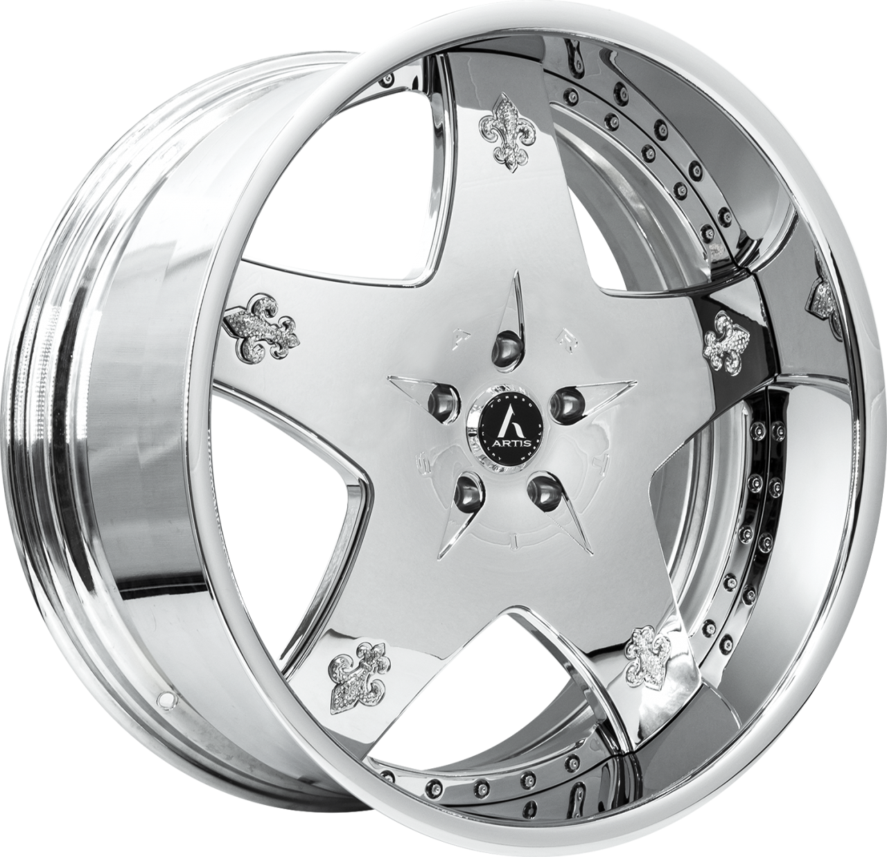 Artis Forged Cashville wheel with Chrome finish