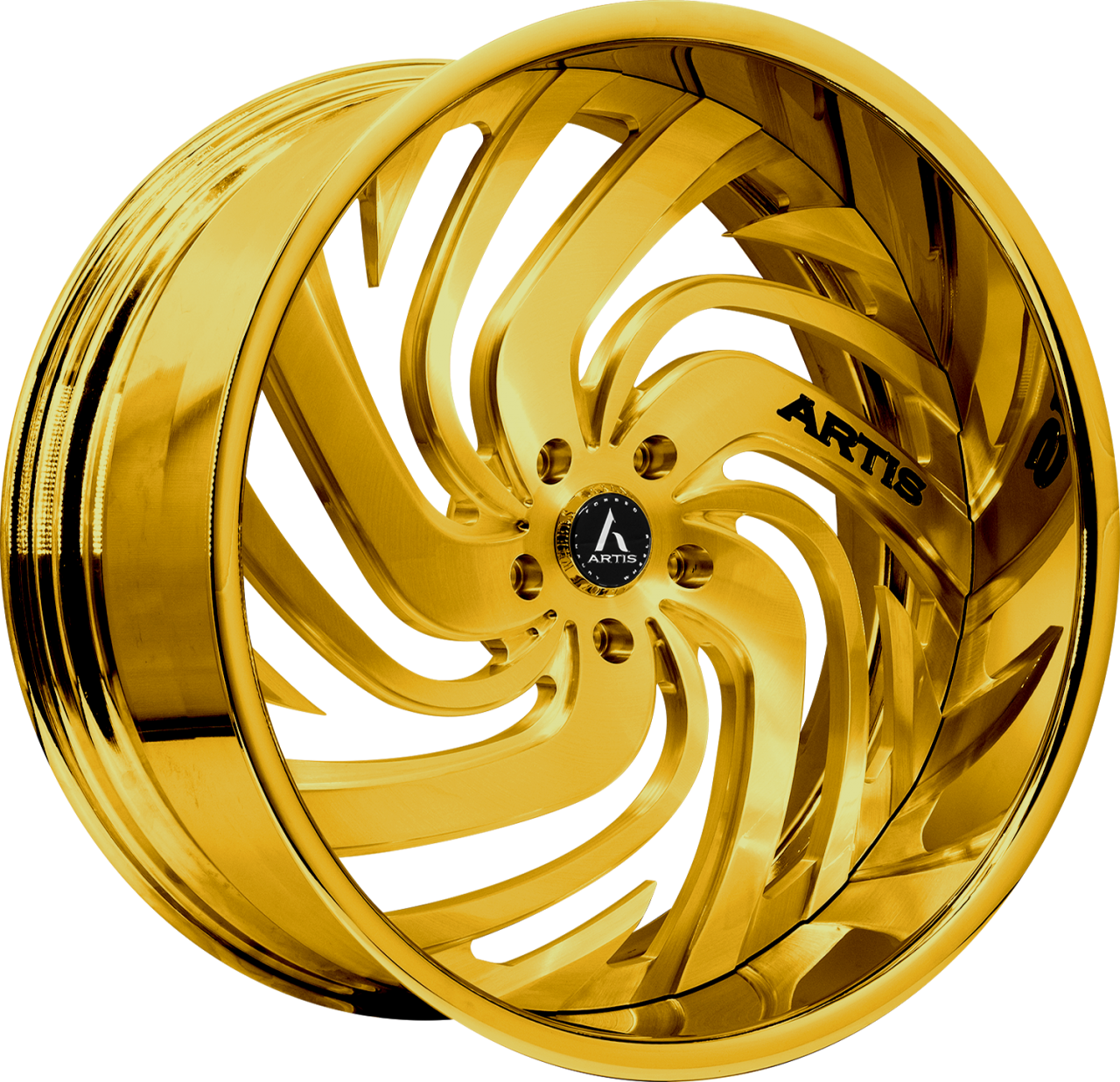Artis Forged Fillmore wheel with Custom Gold finish