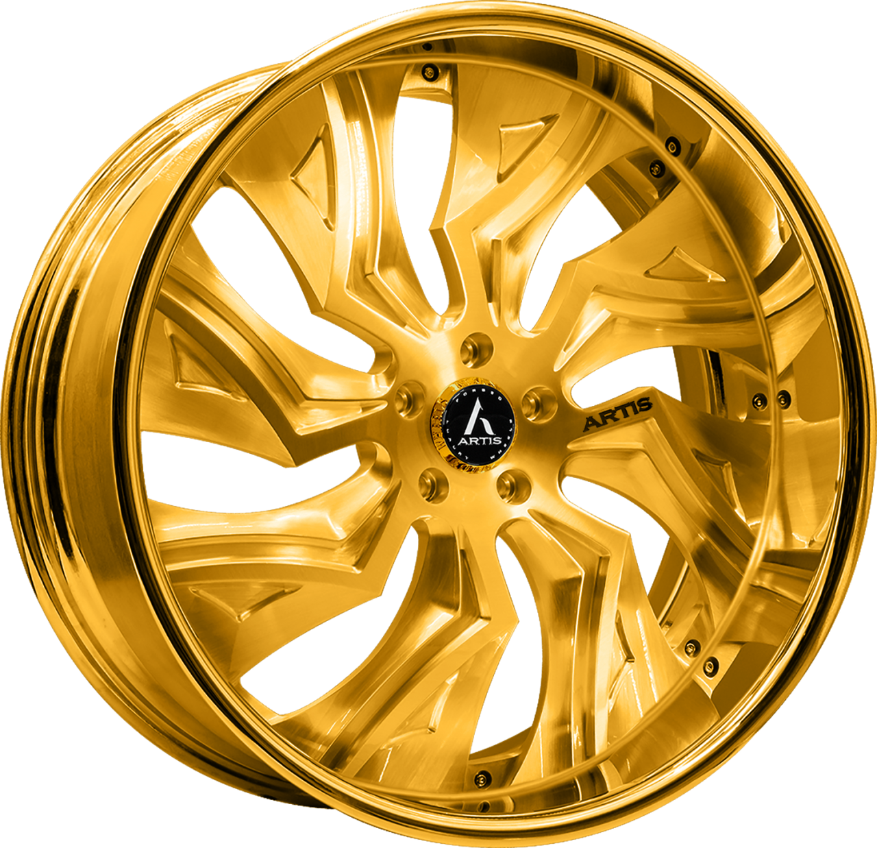Artis Forged Buckeye-M wheel with Gold finish