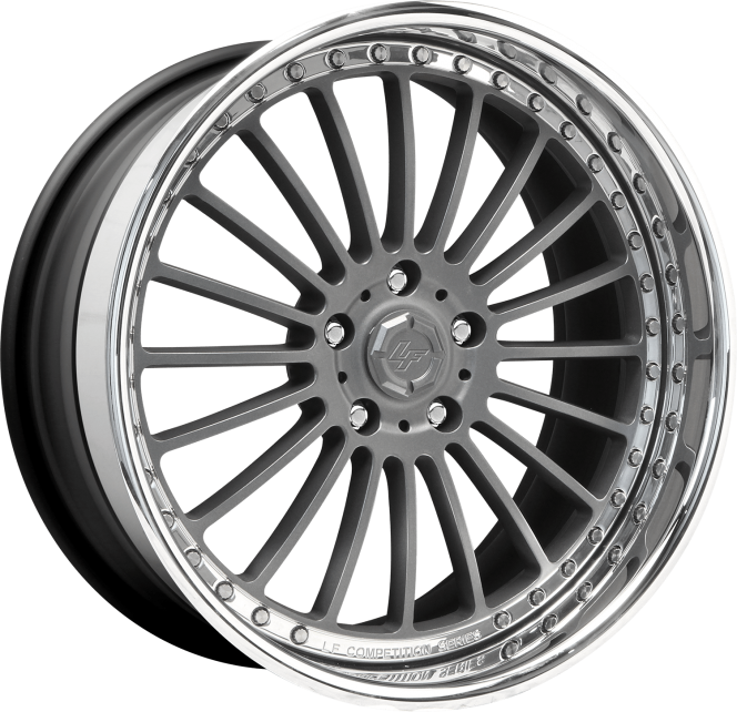 CF-Daytona – Gunmetal Center with Chrome Lip