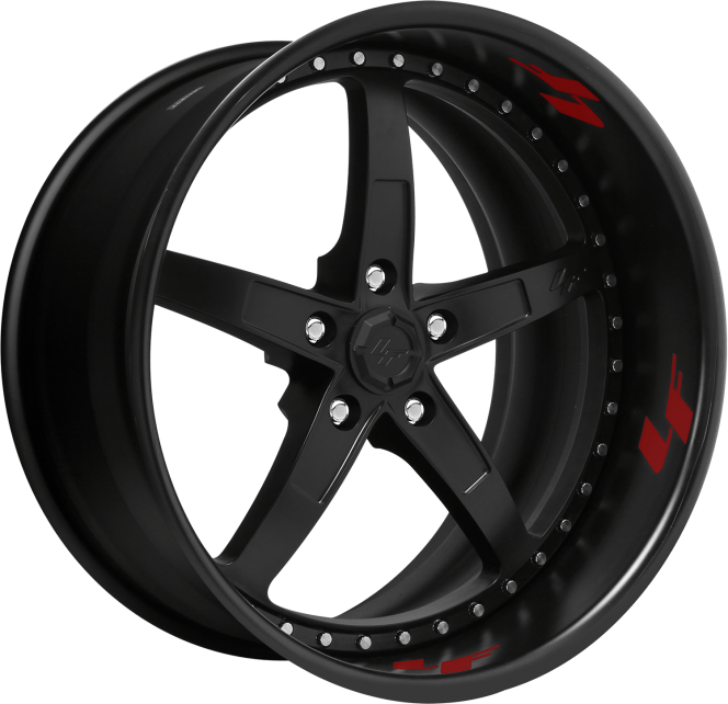 CF-Indy – Custom – Red and Black finish