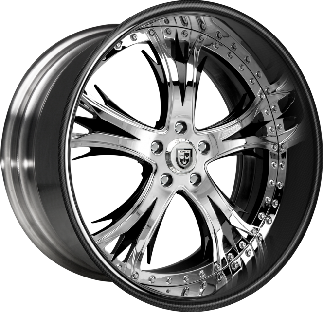 LF-703 – Custom – Chrome and Black finish. (2)