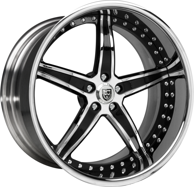 LF-705 – Custom – Chrome and Black finish