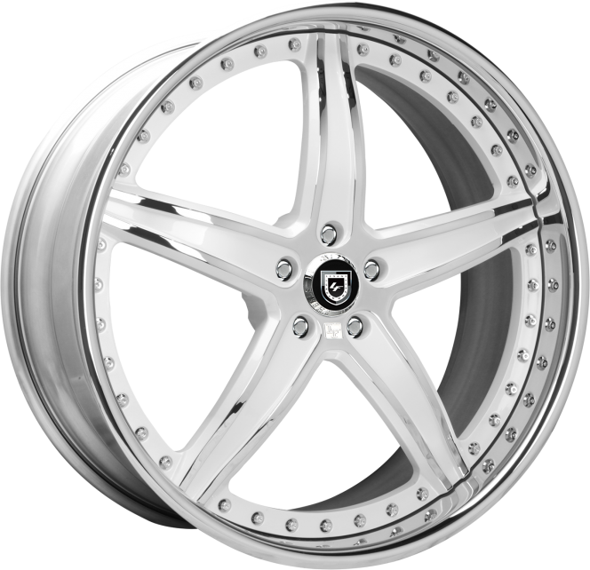 LF-705 – Custom – Chrome and White finish