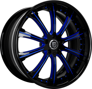 LF-707 - Custom Finish - Gloss Blue and Black