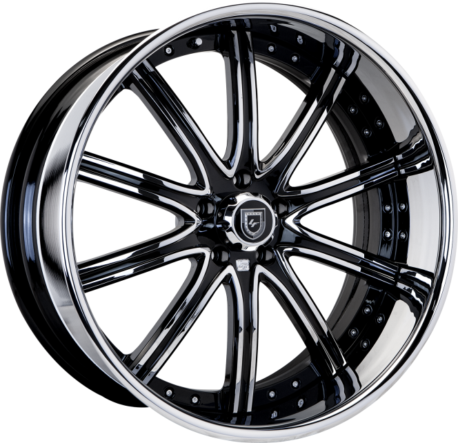 LF-709 – Custom – Chrome and Black finish