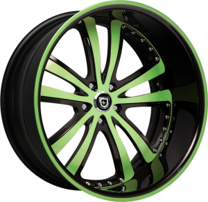 LF-710 - Custom - black and green finish