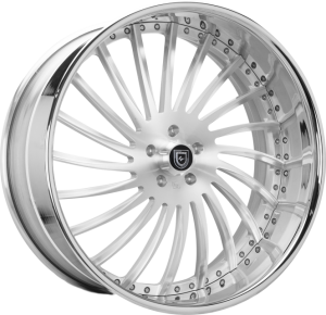 LF 712 Brushed Face with Chrome Lip