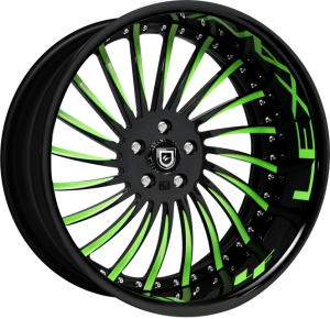 LF 712 Custom black and green finish