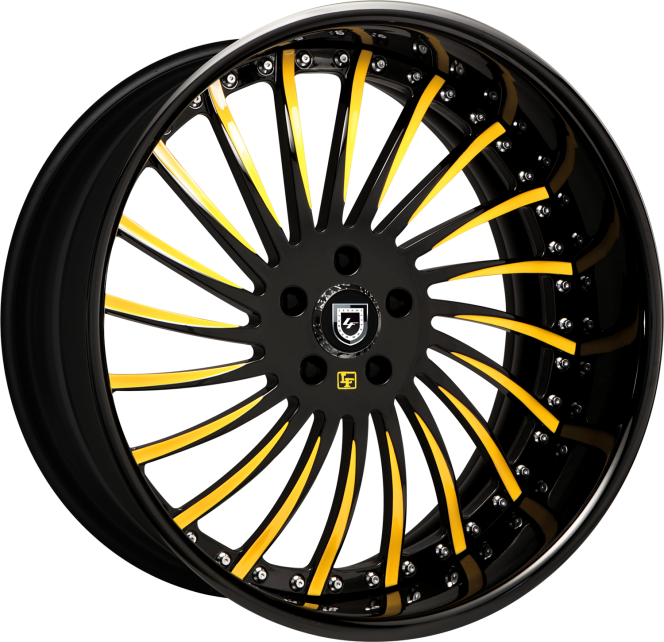 LF-712 – Custom – yellow and black finish