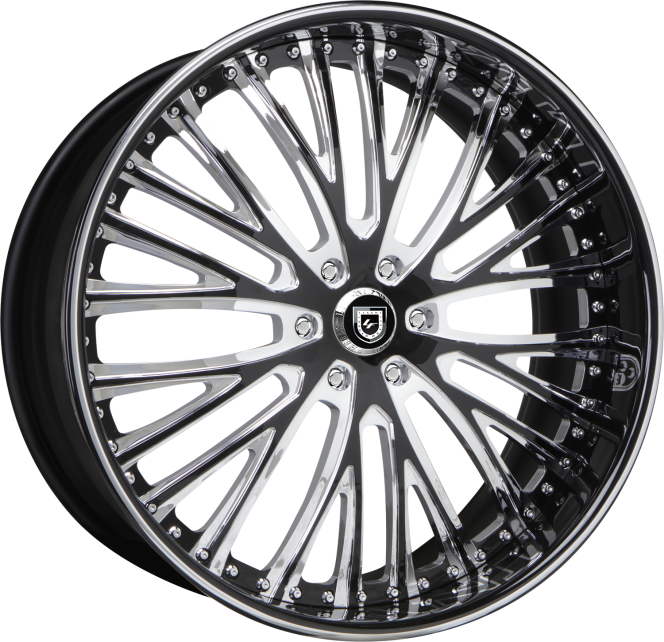 LF-713 – Custom – Chrome and Black finish. (2)