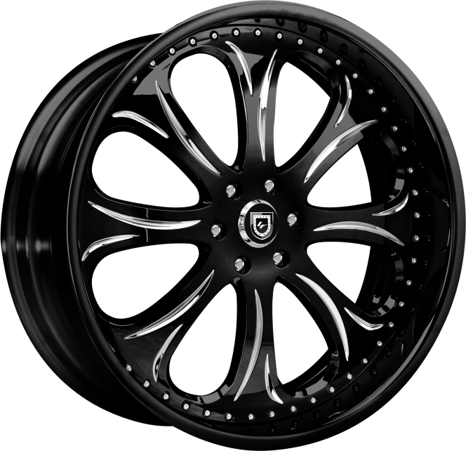 LF-719 – Custom – Chrome and Black finish