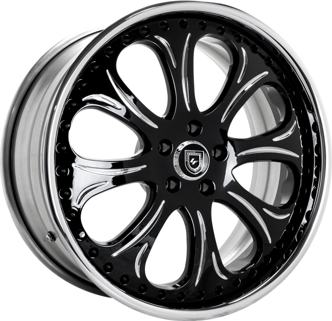 LF-719 – Custom – Gloss Black and Chrome