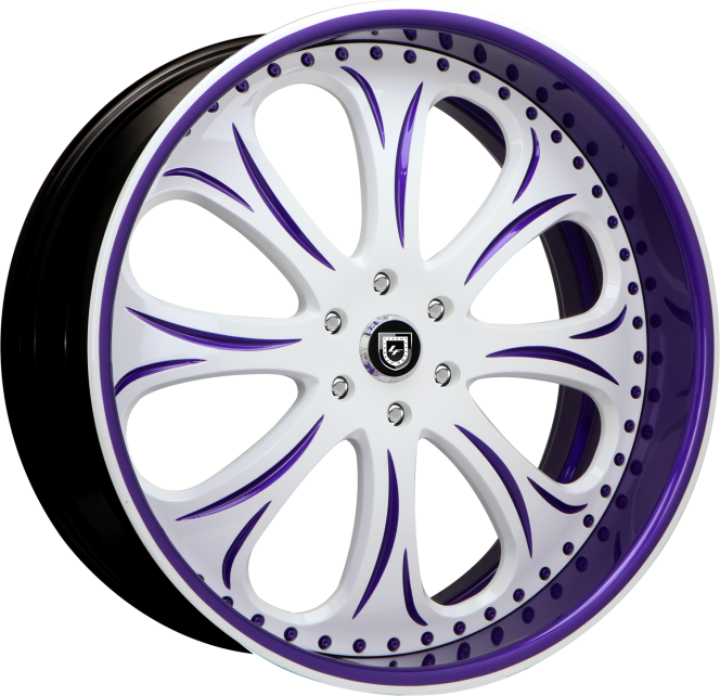 LF-719 – Custom – purple and white finish