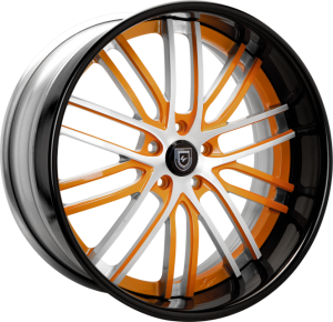 LF-723 - Custom - Brushed and Orange finish