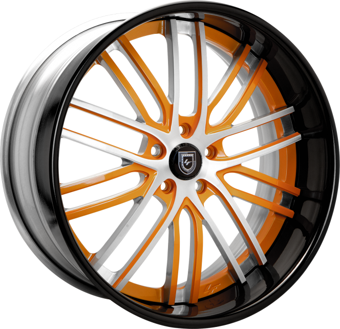 LF-723 – Custom – Brushed and Orange finish