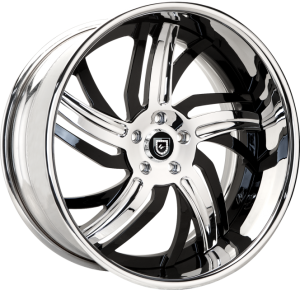 LF-724 - Custom - Chrome and Black Finish