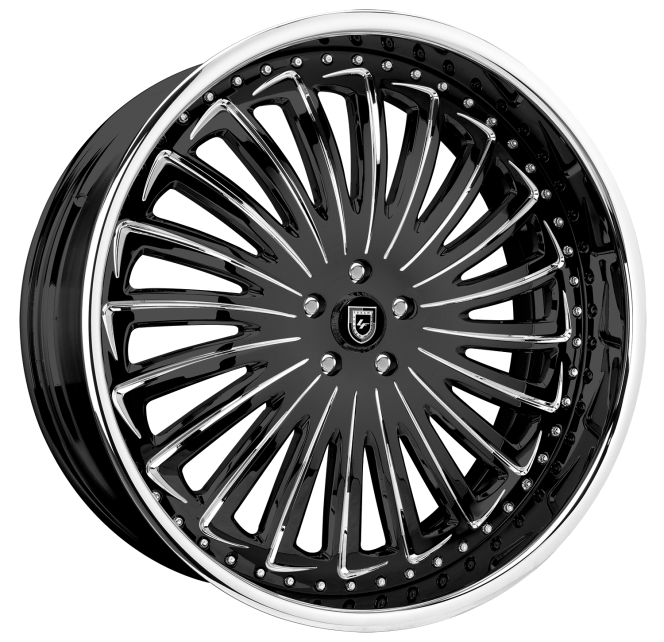 LF-728 – Custom – Chrome and Black finish