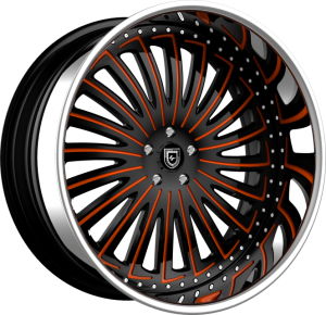 LF-728 - Custom - Orange and Black finish