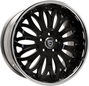 LF-731 - Custom - Black and Chrome Finish