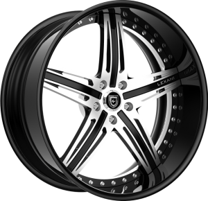 LF-732 - Gloss Black and Brushed finish