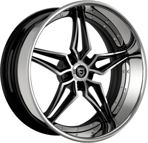 LF-733 - Brushed Face with Black Accents