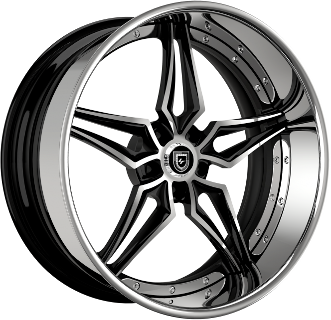 LF-733 – Brushed Face with Black Accents