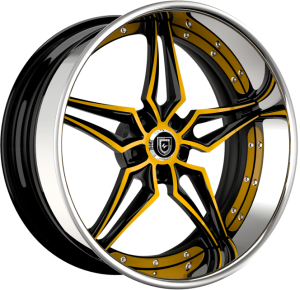 LF-733 - Custom - Yellow and Black finish