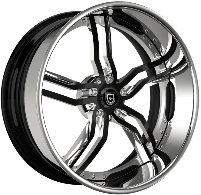 LF-737 – Custom – Chrome and Black finish