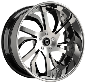 LF-738 - Brushed Face with Chrome Lip