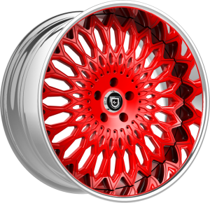 LF-742 - Custom - Chrome and Red finish