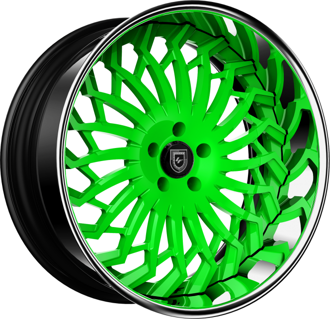 LF-743 – Custom – Green and black finish